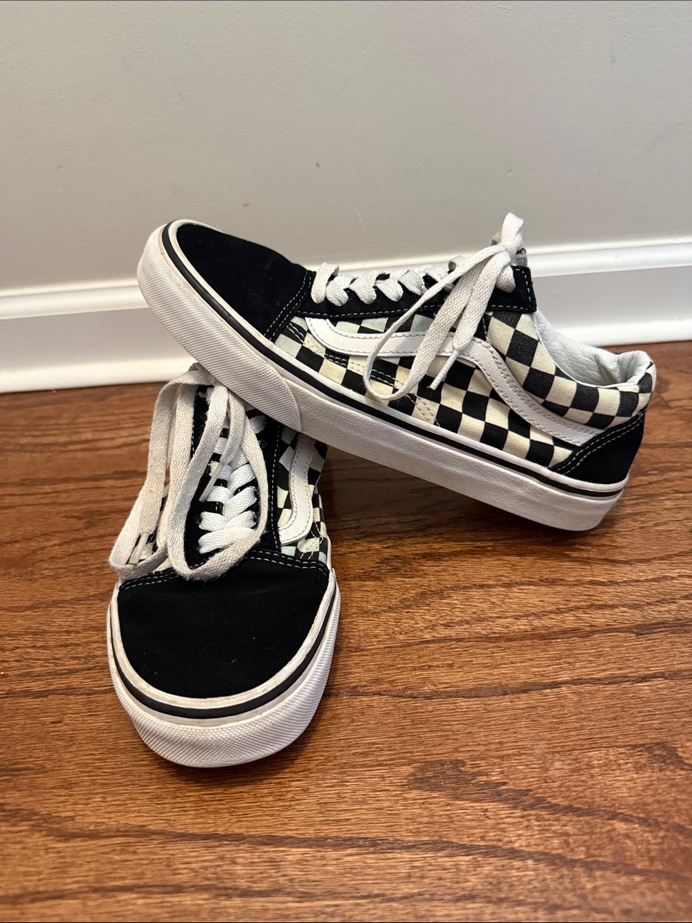 Vans Black & White Checkerboard Old Skool Sneakers